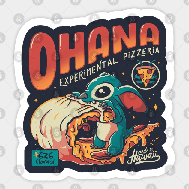 Ohana Pizzeria Sticker by eduely
